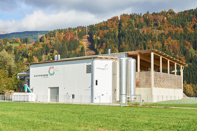 Foto vom Biomasse Heizwerk in Liezen